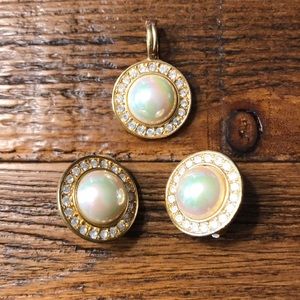 Beautiful fashion earrings and pendant set